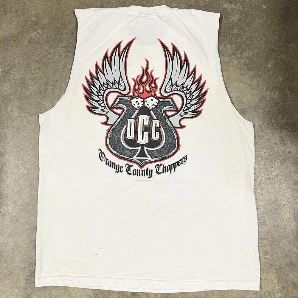 Vintage Orange County Choppers Sleeveless T Shirt Tank ODM tag Sz XL